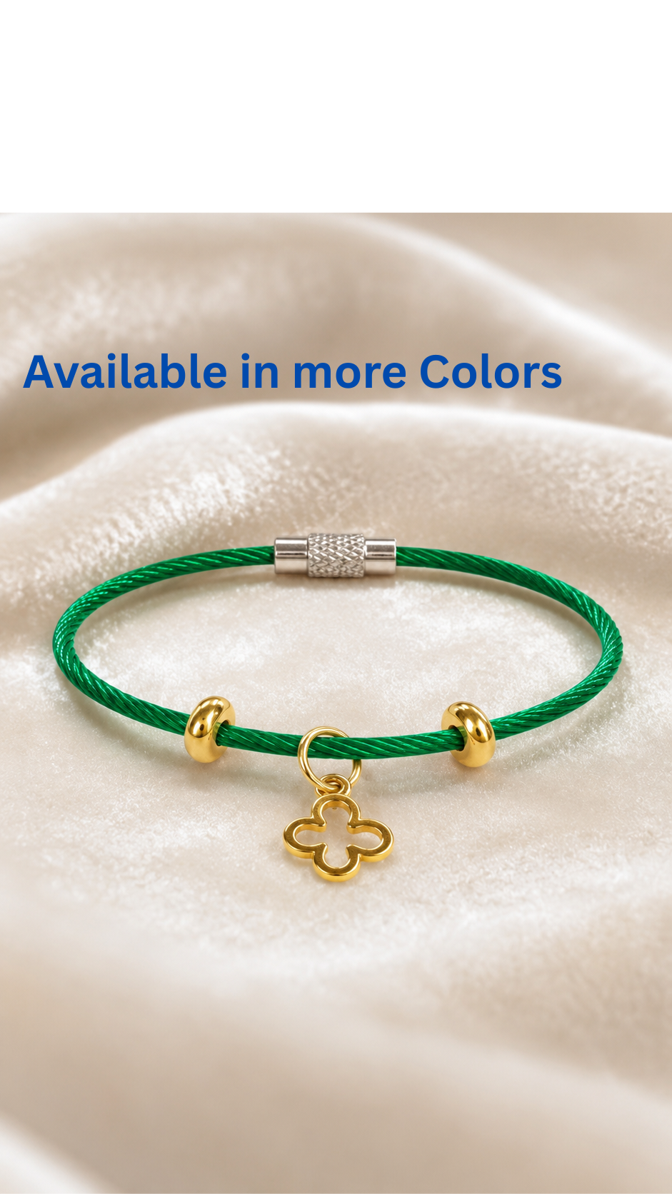 Cable Charm Bracelet