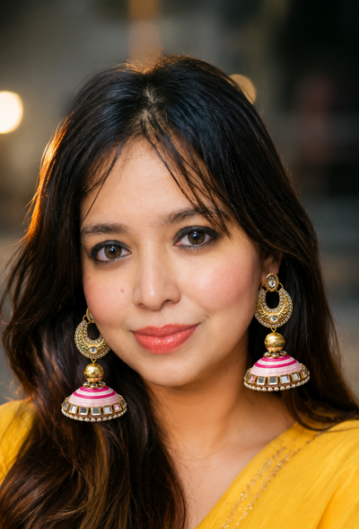 Kundan Chandbali Jhumka