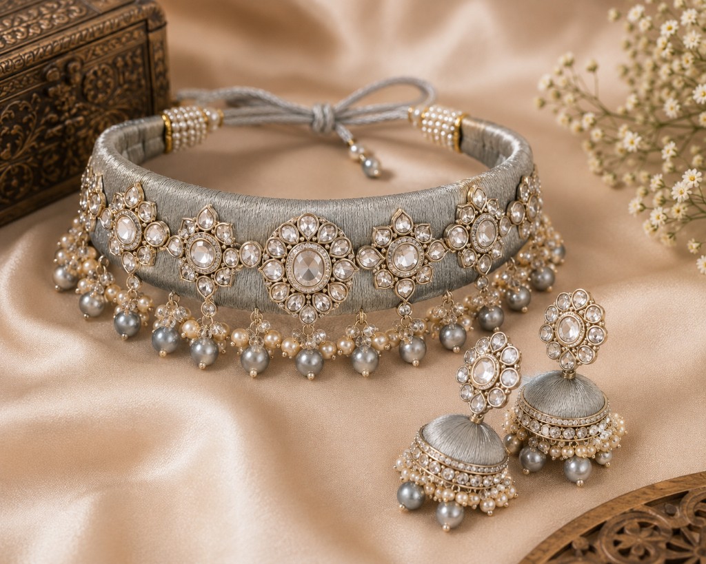Silk Thread Choker